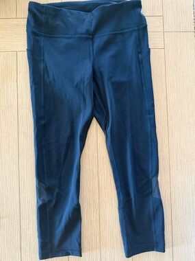 lululemon Navy Blue High-Rise 7/8 Leggings